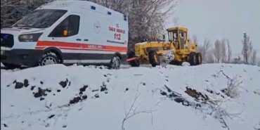mahsur kalan ambulans